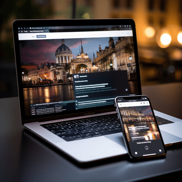 Illustration for Web and Mobile Services